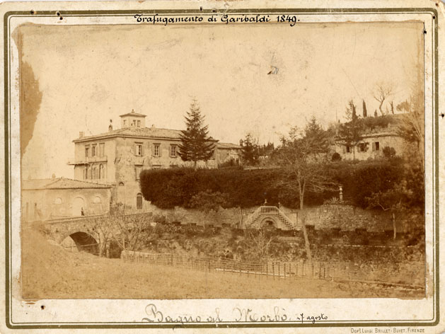 Trafugamento di Garibaldi 1849. Bagno al Morbo 27 agosto.
