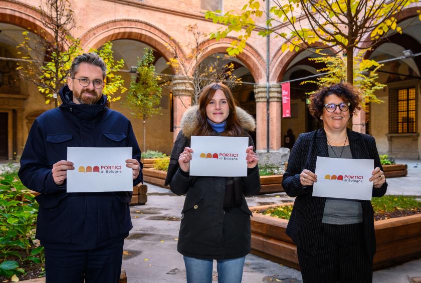 Nuovo logo per i portici di Bologna