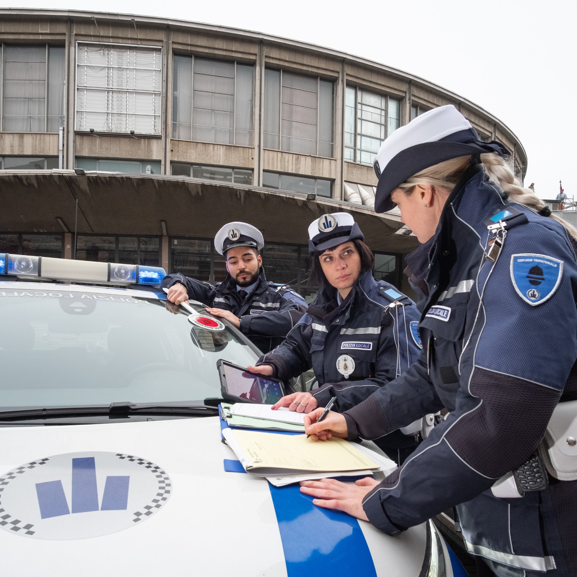 Municipale polizia sale