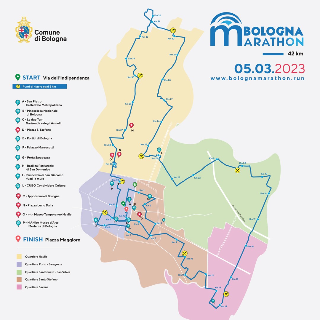 Maratona di Bologna 2023 Comune di Bologna