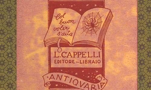 Ex libris Cappelli libraio editore Bologna 1934