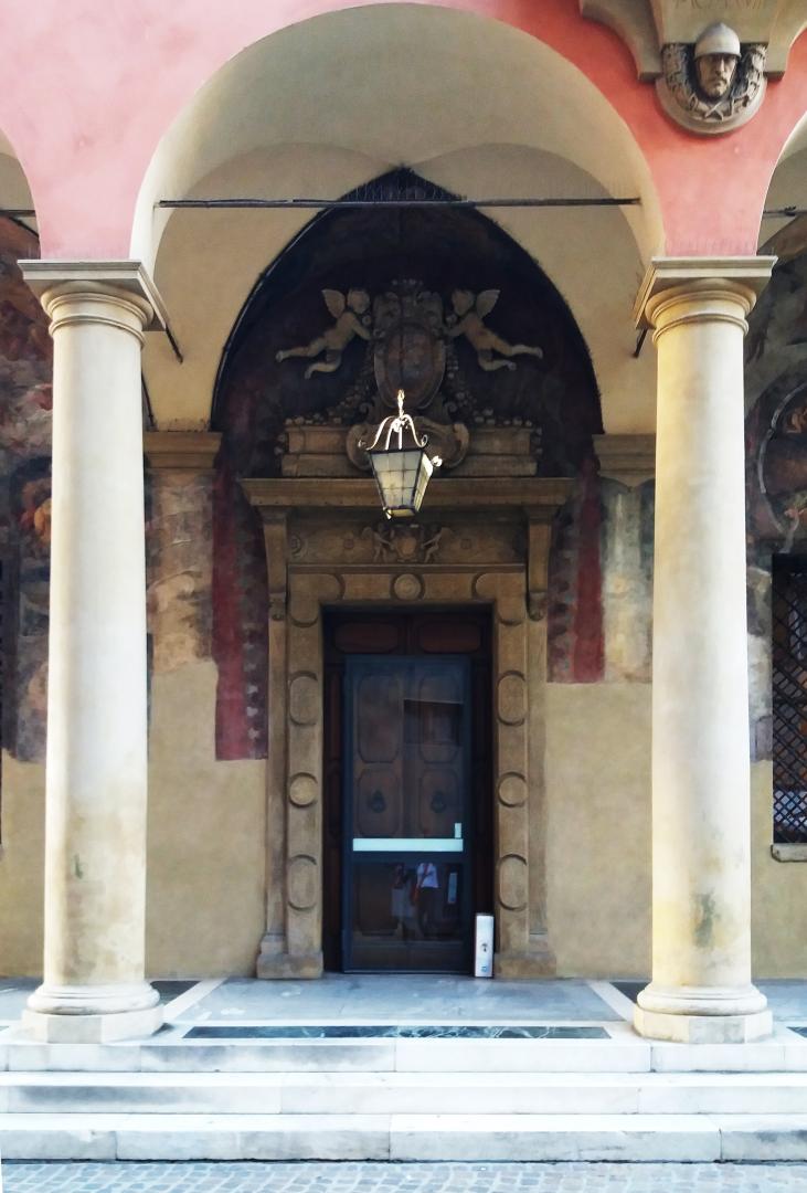 vista portico di ingresso